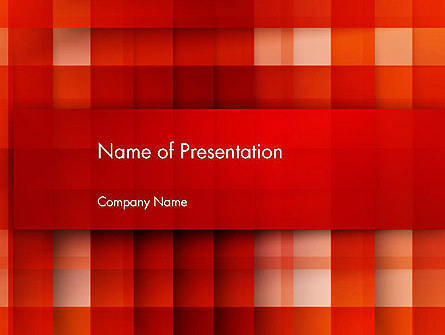 Cut Into Squares Abstract Presentation Template, Master Slide