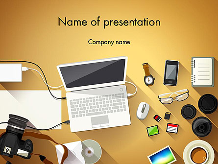 Digitizing Photos Presentation Template, Master Slide