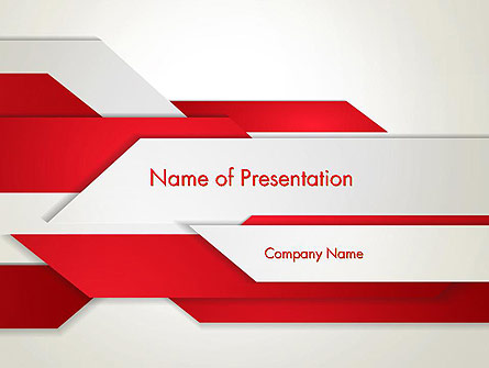 Strips of Paper Abstract Presentation Template, Master Slide