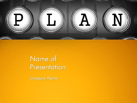 Types of Planning Presentation Template, Master Slide