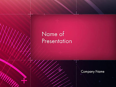 Digital Draft Abstract Presentation Template, Master Slide