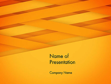 Overlapping Paper Strips Abstract Presentation Template, Master Slide