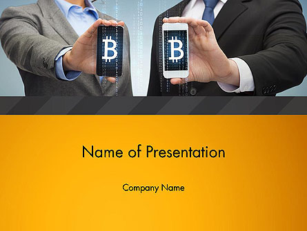 Digital Business Technology Presentation Template, Master Slide