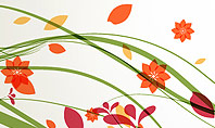 Branch with Autumn Leaves Presentation Template