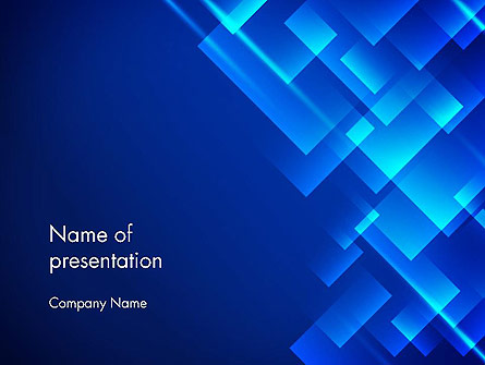 Abstract Blizzard Presentation Template, Master Slide