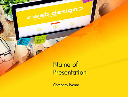 Web Design Services Presentation Template, Master Slide