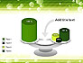 Tech Green Background with Hexagons slide 10