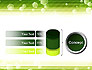 Tech Green Background with Hexagons slide 11