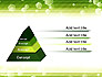 Tech Green Background with Hexagons slide 12