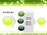 Tech Green Background with Hexagons slide 17