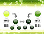 Tech Green Background with Hexagons slide 19