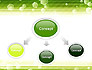 Tech Green Background with Hexagons slide 4