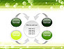 Tech Green Background with Hexagons slide 6