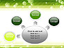 Tech Green Background with Hexagons slide 7