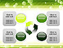 Tech Green Background with Hexagons slide 9