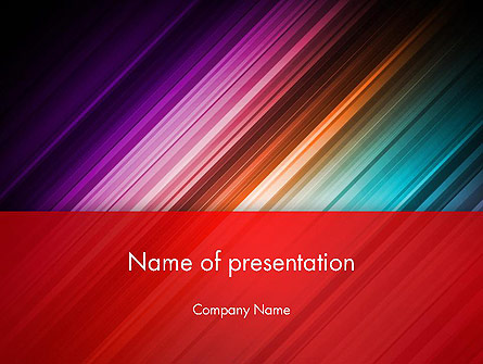 Spectrum In Motion Abstract Presentation Template, Master Slide