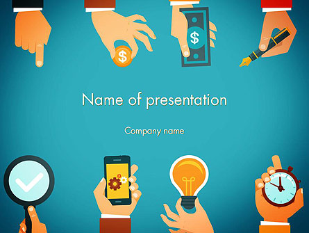 Business and Management Concept Presentation Template, Master Slide