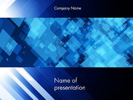 Virtual Technology Space Abstract Presentation Template, Master Slide