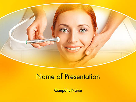 Medical Skin Care Presentation Template, Master Slide
