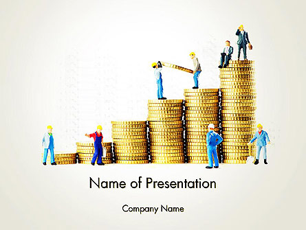 Money Growth Presentation Template, Master Slide