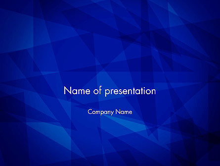 Intersecting Triangle Shapes Abstract Presentation Template, Master Slide