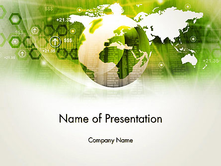 Abstract World Business Presentation Template, Master Slide