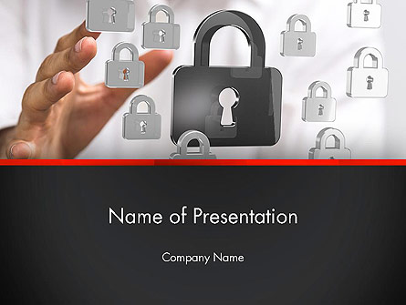 Data Protection and Security Presentation Template, Master Slide