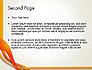 Orange Stream Waves slide 2