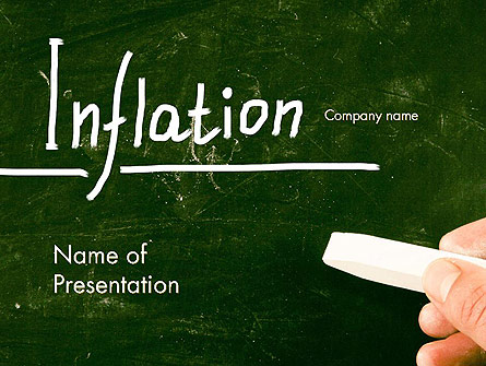 Inflation Lettering Presentation Template, Master Slide