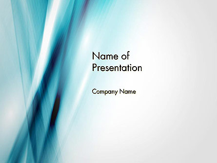 Abstract Air Flow Presentation Template, Master Slide