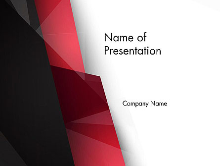 Low Polygons Abstract Presentation Template, Master Slide
