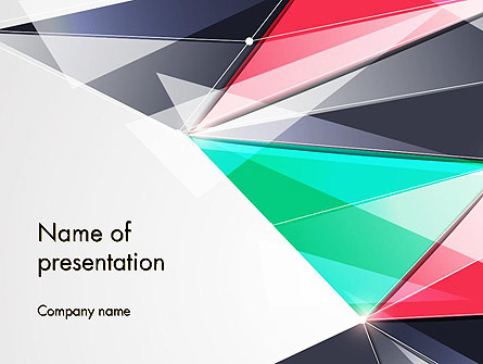 Abstract Polygonal Presentation Template, Master Slide