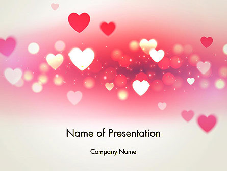Pink Valentines Day Presentation Template, Master Slide