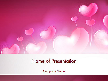 Fantasy Hearts Presentation Template, Master Slide