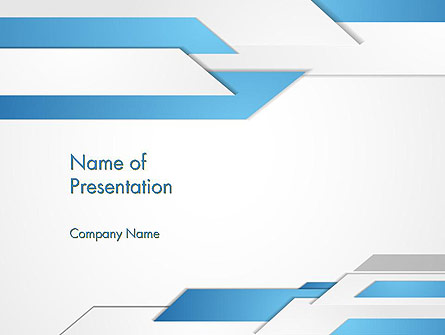 Directed Layers Abstract Presentation Template, Master Slide