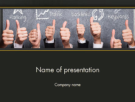 SEO Concept Presentation Template, Master Slide