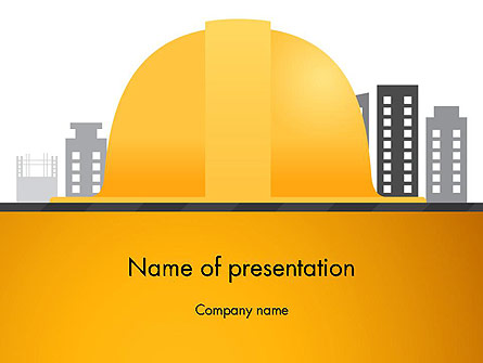 Constructing Theme Presentation Template, Master Slide