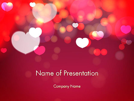Love Pink Presentation Template, Master Slide