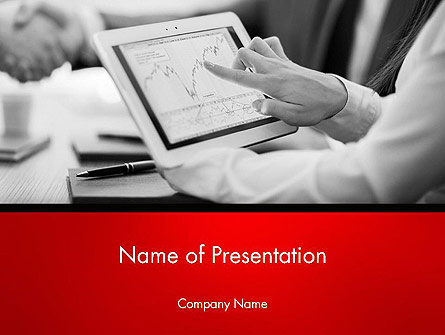 Analyzing Financial Statistics Presentation Template, Master Slide