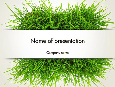 Grass Patch Presentation Template, Master Slide