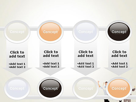 Successful Business Woman Presentation Template for PowerPoint and ...