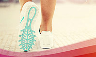 Legs Of Jogging Woman Presentation Template