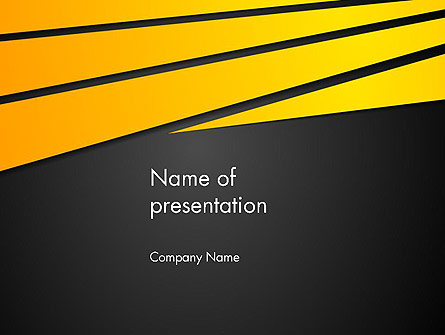Cut Pieces of Paper Abstract Presentation Template, Master Slide