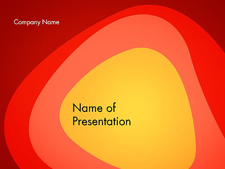 Temperature Map Abstract Presentation Template, Master Slide