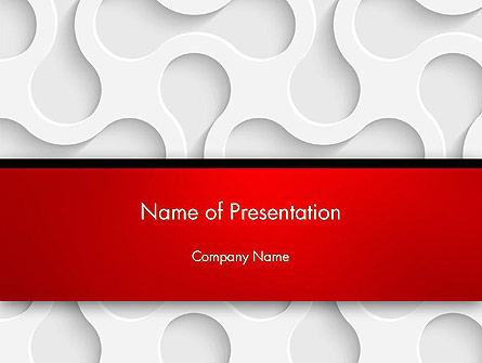 White Paper Pattern Abstract Presentation Template, Master Slide