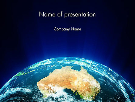 Australia on Earth Presentation Template, Master Slide