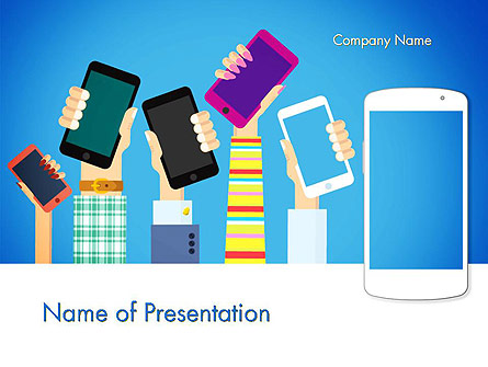 Mobile Gadgets Presentation Template, Master Slide