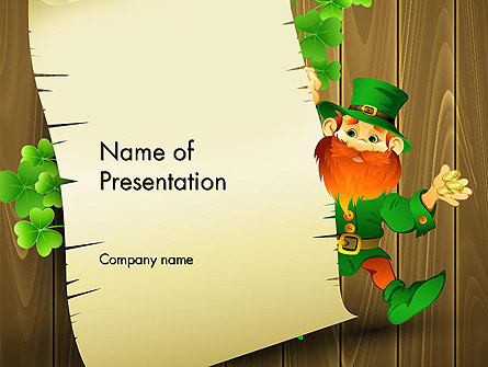 Saint Patrick's Day Presentation Template, Master Slide
