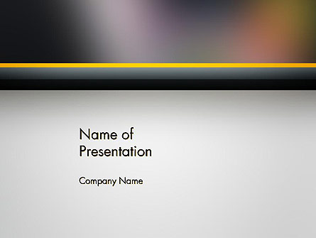 Blurred Surface Presentation Template, Master Slide
