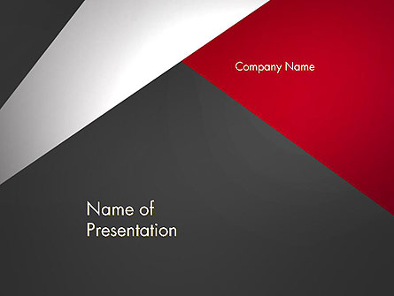 Abstract Cut Out Presentation Template, Master Slide